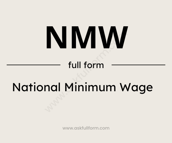 NMW full form
