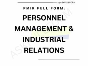 PMIR full form