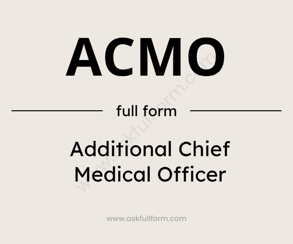 acmo full form