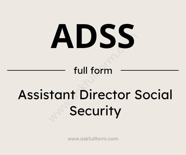 adss full form