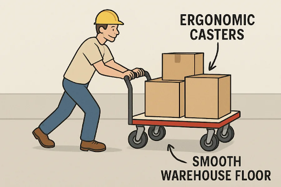 Creative Ways Wheels and Casters Improve Workplace Efficiency